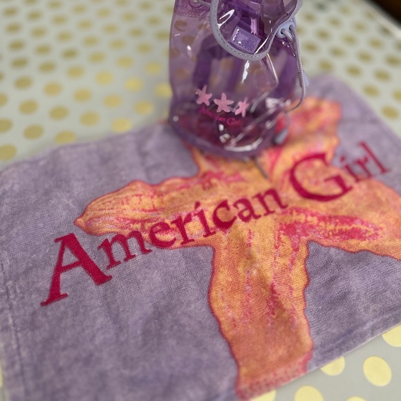 Purple American Girl Mini Backpack an towel - Picture 2 of 2